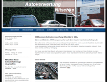 Tablet Screenshot of nitschke-autoverwertung.de